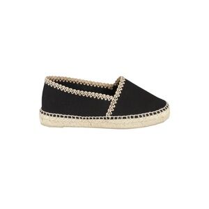 Castañer Kellen Black Slip On Espadrille Flat Shoe, Size 9 (Italian size 40)